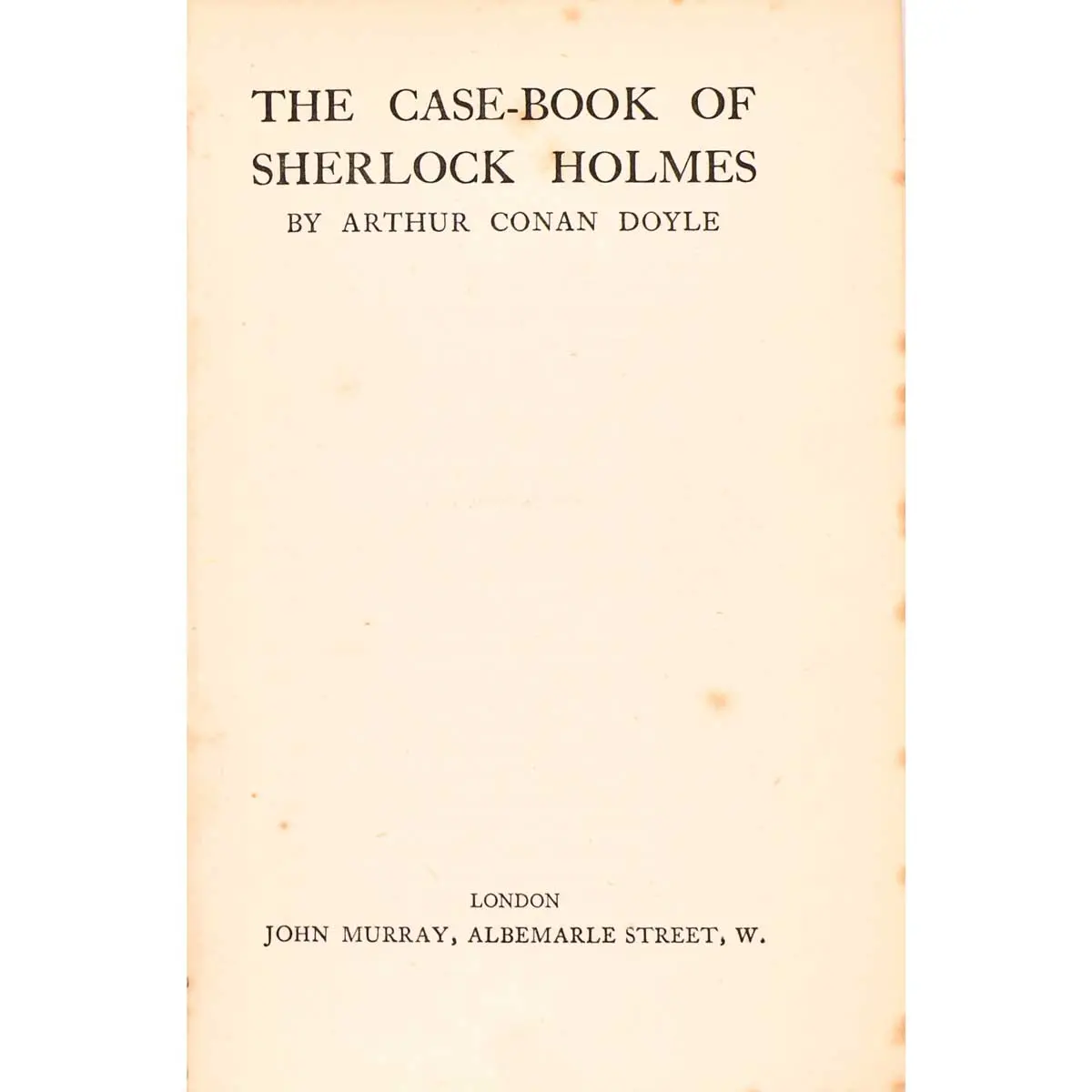 The Case-Book of Sherlock Holmes (2)