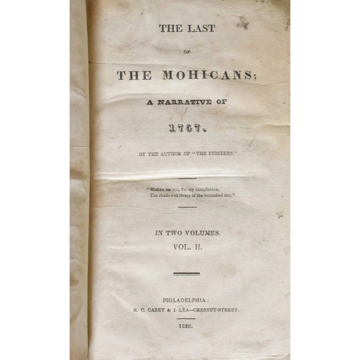 The Last of the Mohicans; A Narrative of 1757 (3)