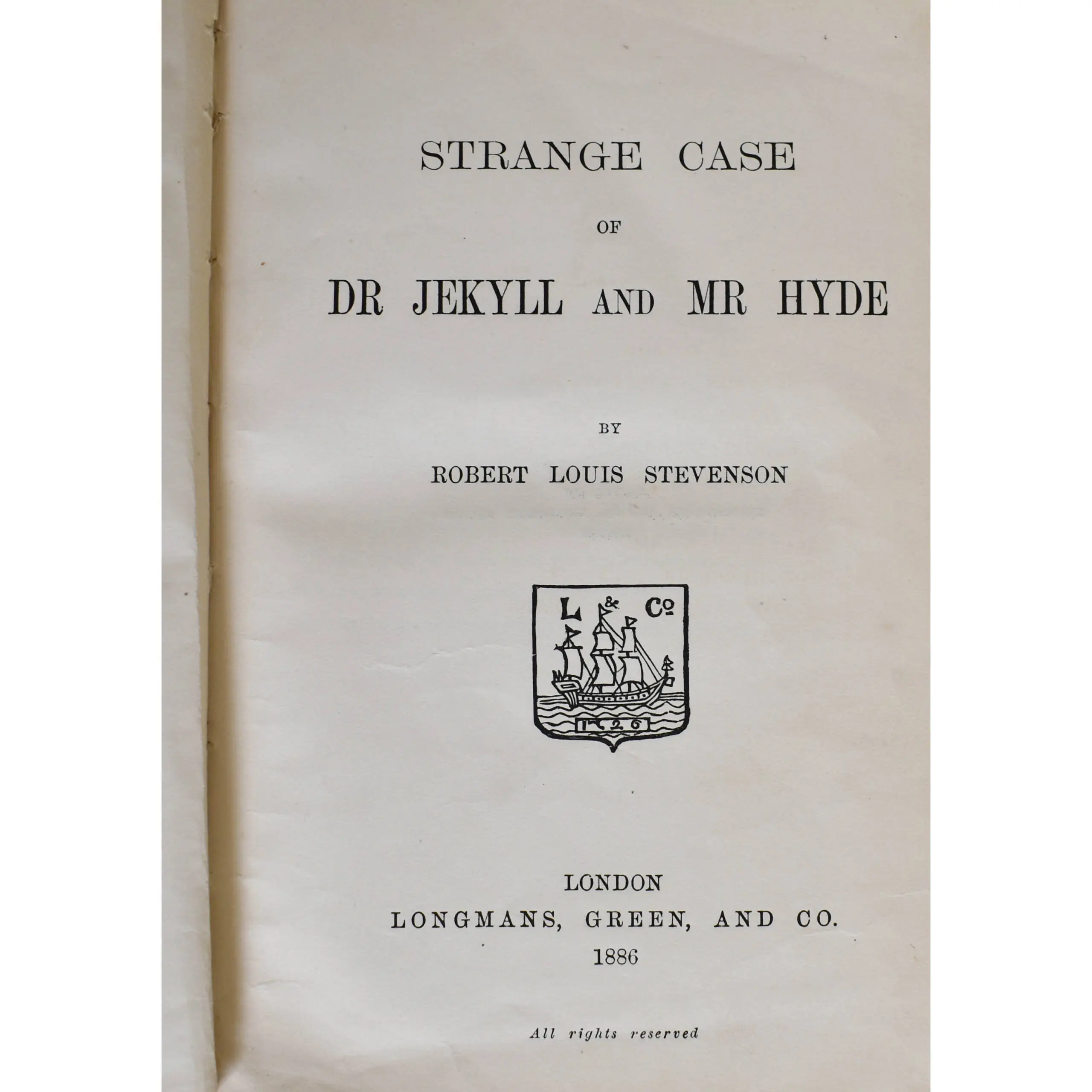 Strange Case of Dr Jekyll and Mr Hyde