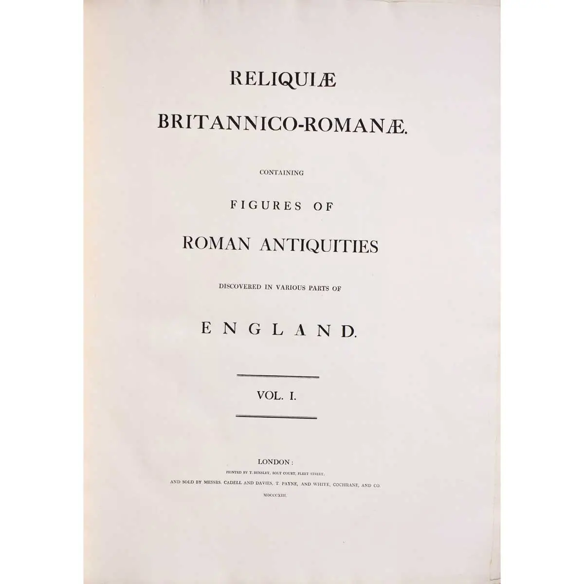 Reliquiae Britannico-Romanae.Containing Figures of Roman Antiquities Discovered in Various Parts of England (2)