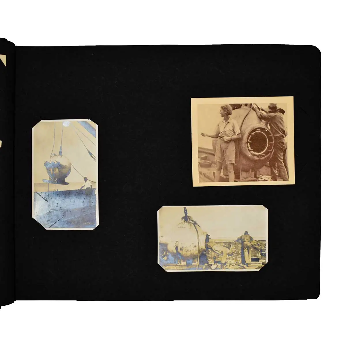 BATHYSPHERE, NONSUCH ISLAND – Photo Album 1930-1931 (3)