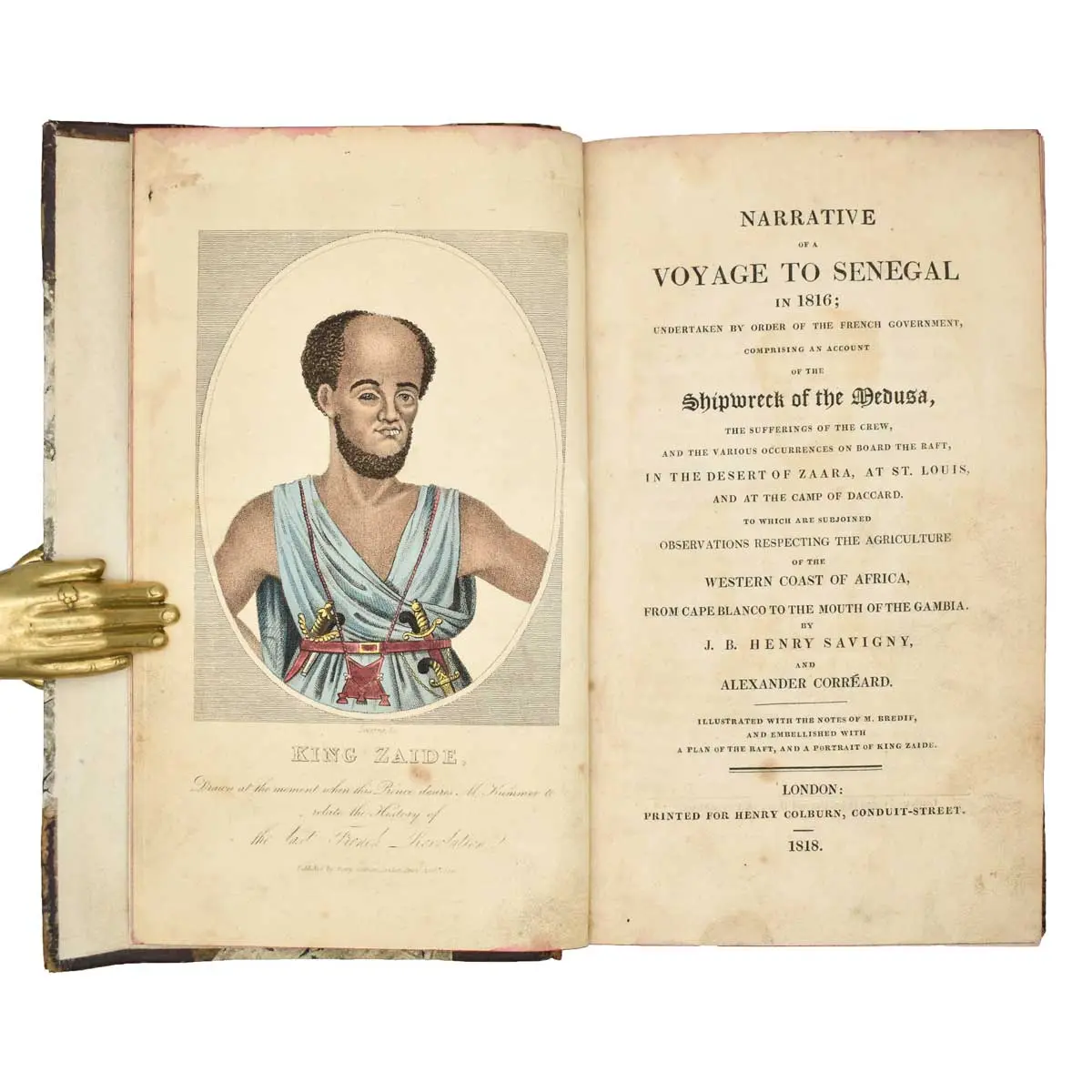 Narrative of a Voyage to Senegal in 1816; undertaken by order of the French Government, comprising an account of the Shipwreck of the Medusa, the suffering of the crew