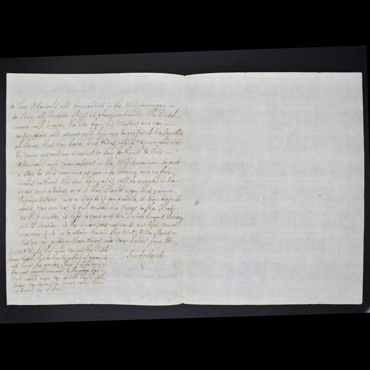 Manuscript Letter on The War of Spanish Succession (1701-1714) (2)