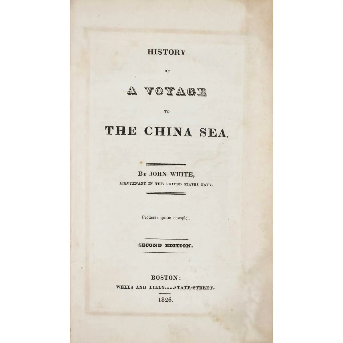 History of a Voyage to the China Sea
