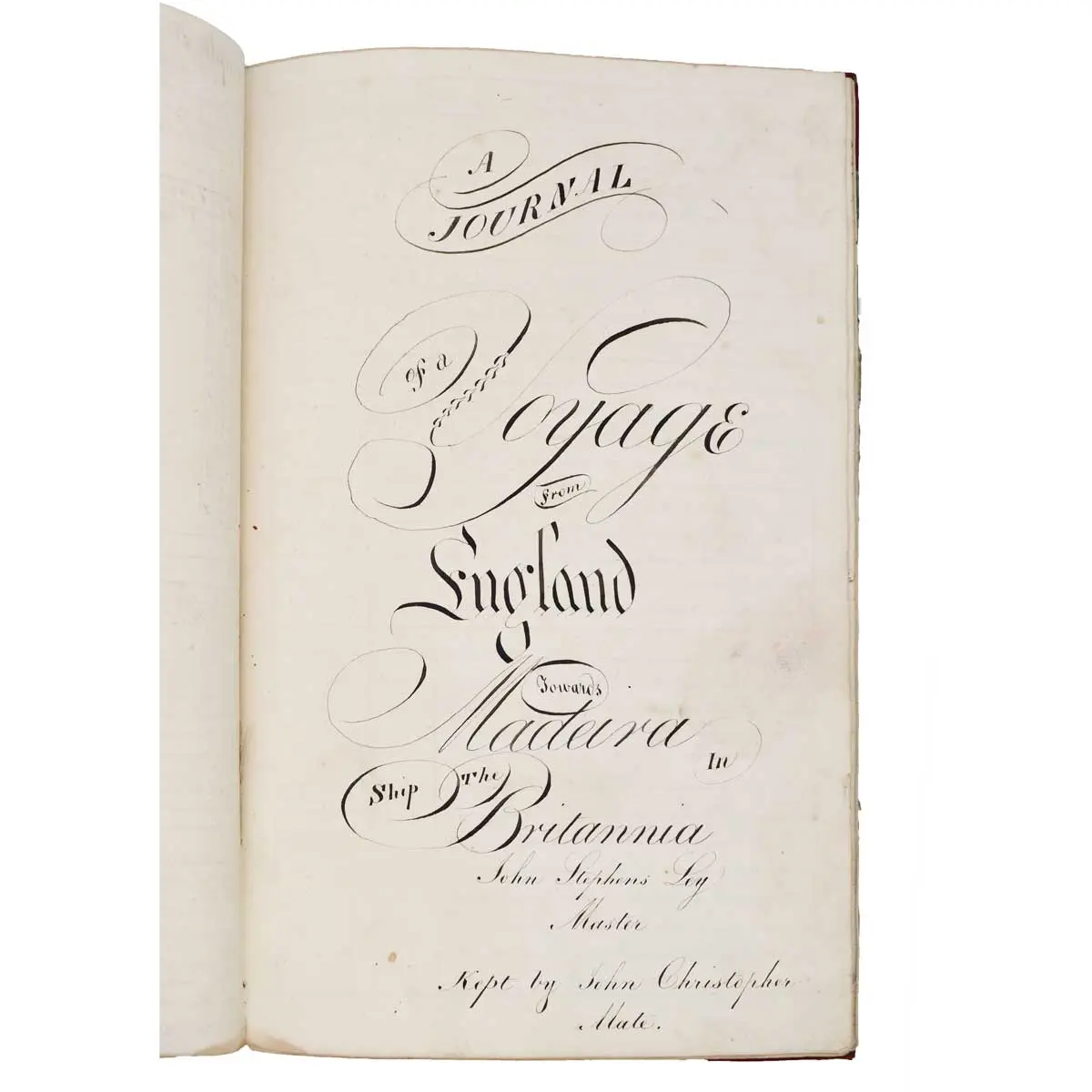 A Journal of a Voyage from England Towards Madeira in the Ship Britannia (4)