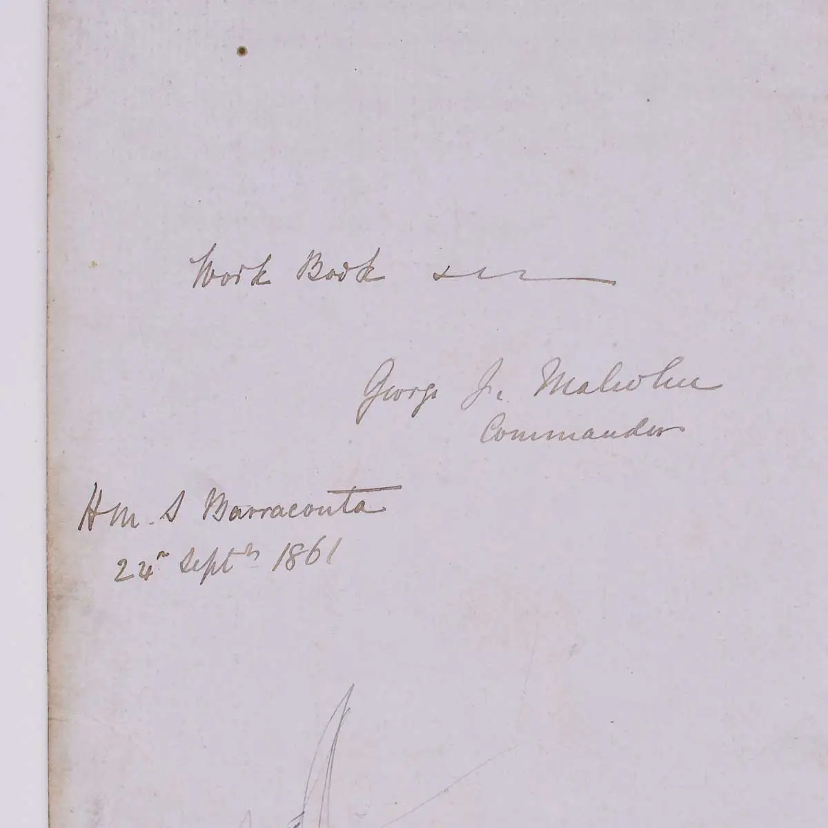 Work Book and Letter Book [Royal Navy] (2)