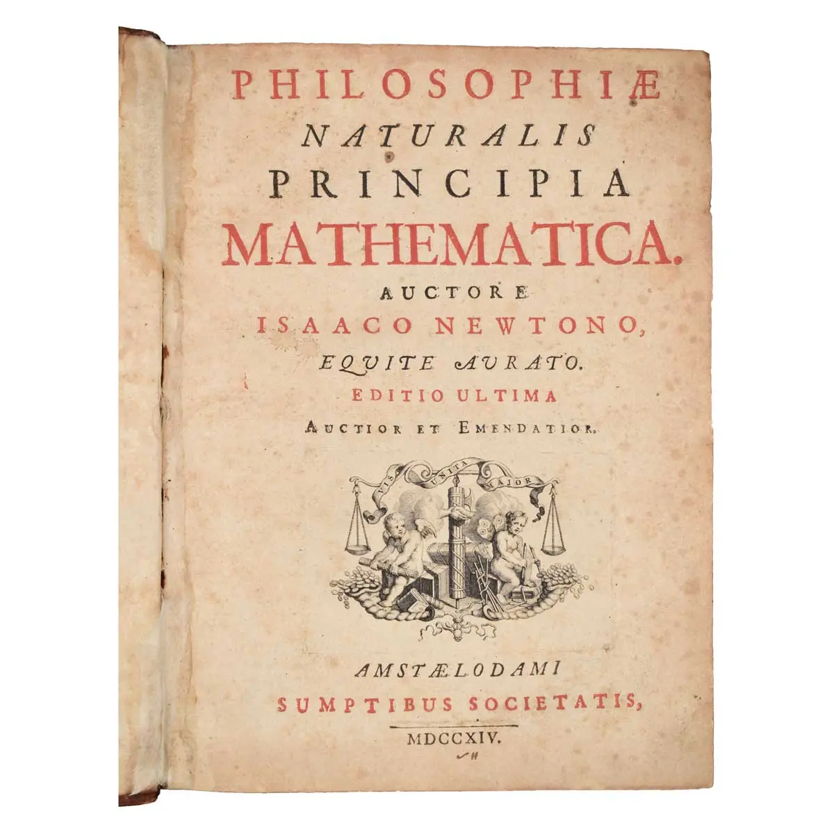 Philosophiae Naturalis Principia Mathematica. Edito Ultima Auctior et Emendatior (2)