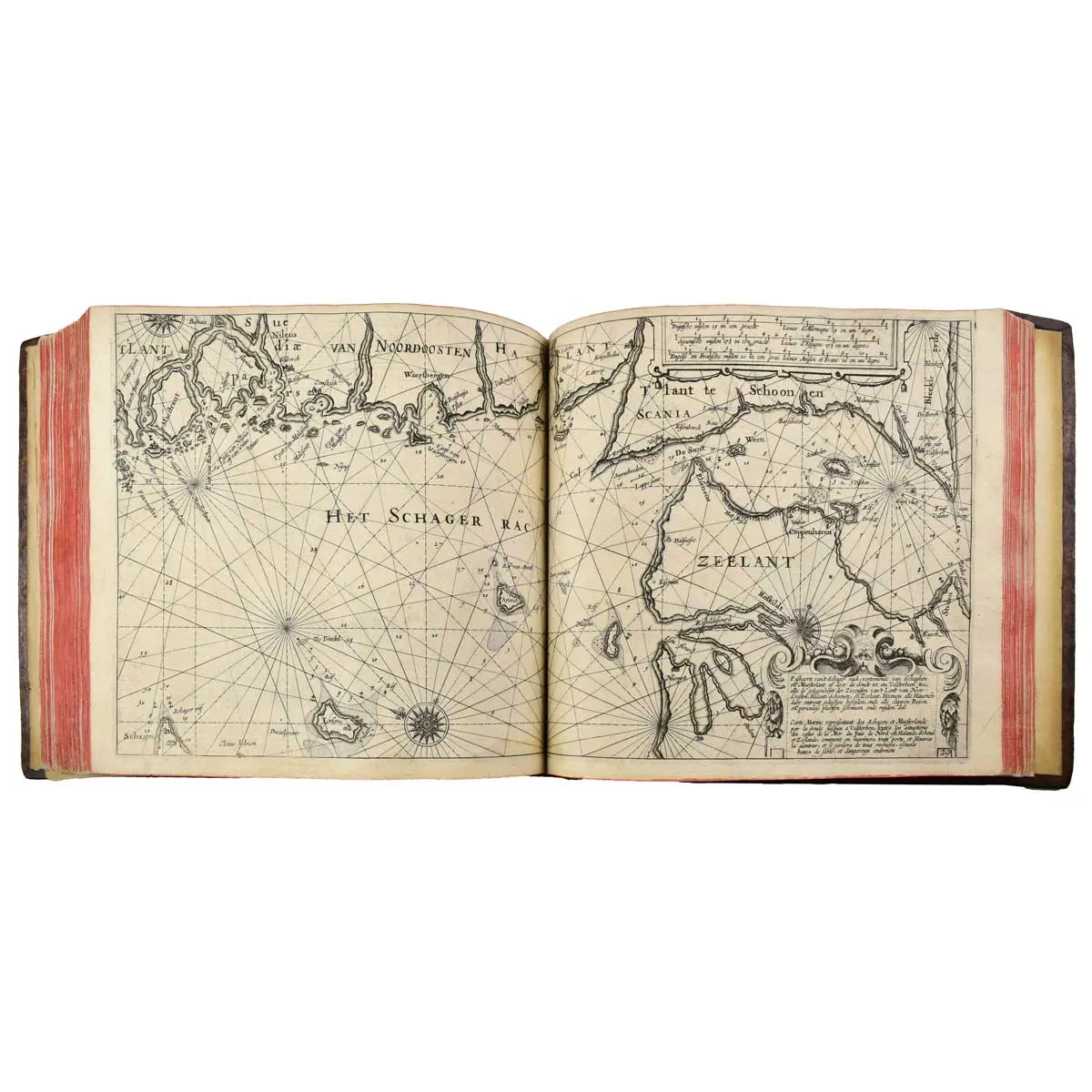 Le Flambeau de la Navigation, monstrant la description & delineation de toutes les costes & havres de la Meer occidentale, septentrionale, & orientale...