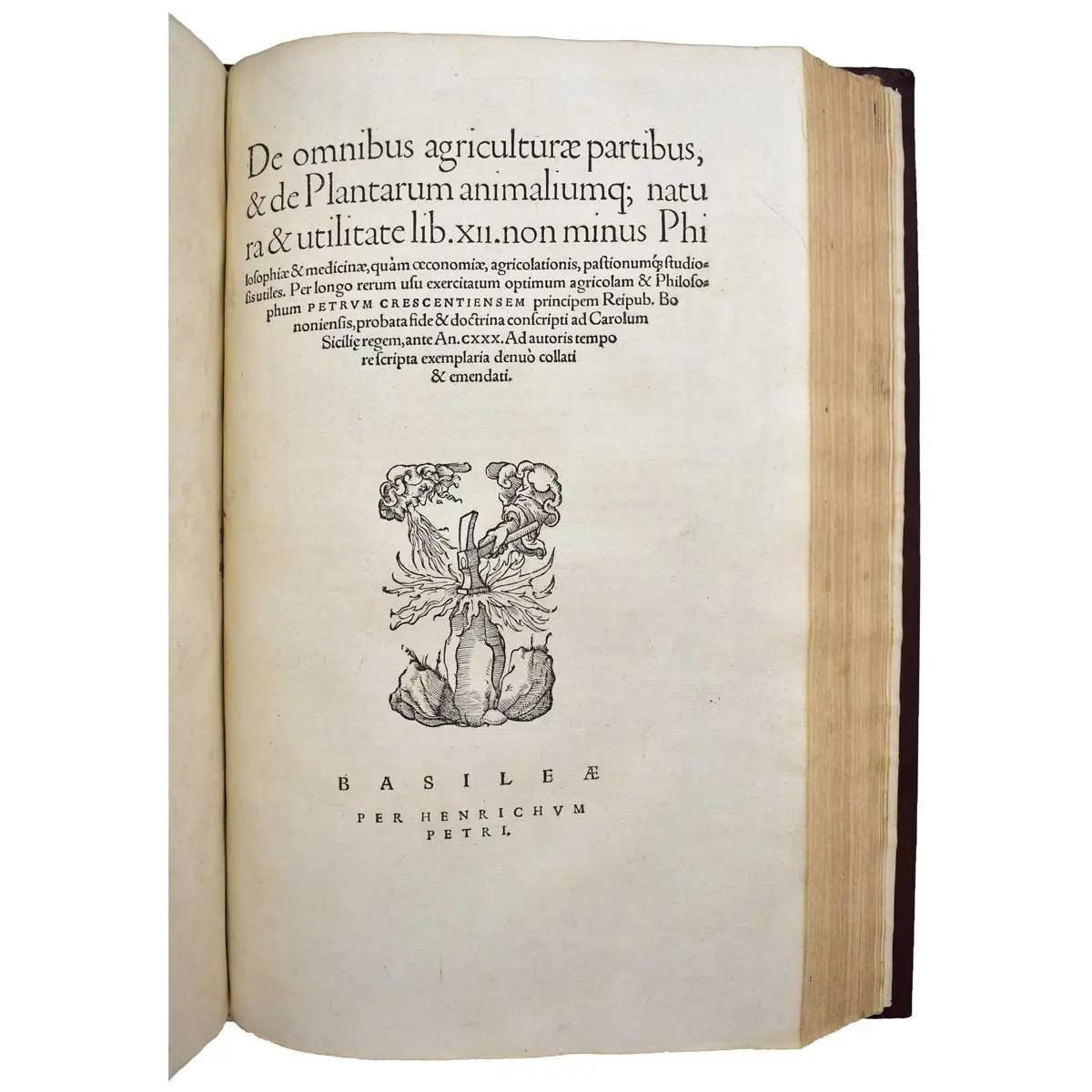 De omnibus agriculturae partivus, & de plantarum animaliusq; natura & utilitate lib. XII. non minus philosophiae & medicinae, quam oeconomiae, agricolationis, pastionumque studiosis utiles (2)