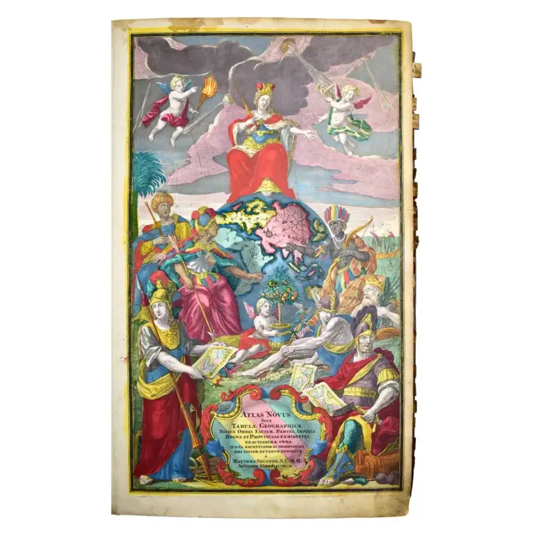 Atlas Novus Indicibus Instructus, oder Neuer mit Wort-Registern versehener Atlas… haupt-und Special-Tabellen.
