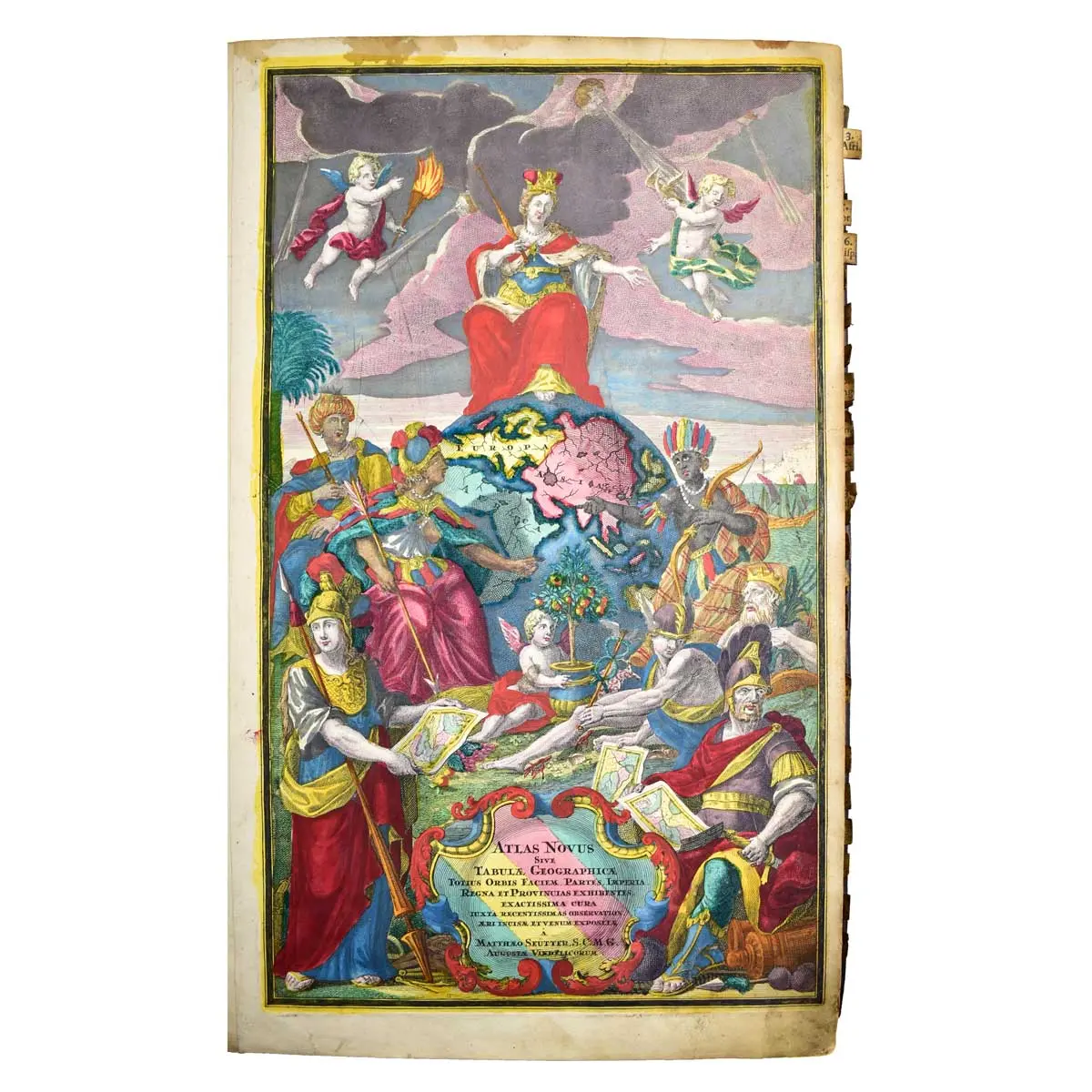 Atlas Novus Indicibus Instructus, oder Neuer mit Wort-Registern versehener Atlas... haupt-und Special-Tabellen.