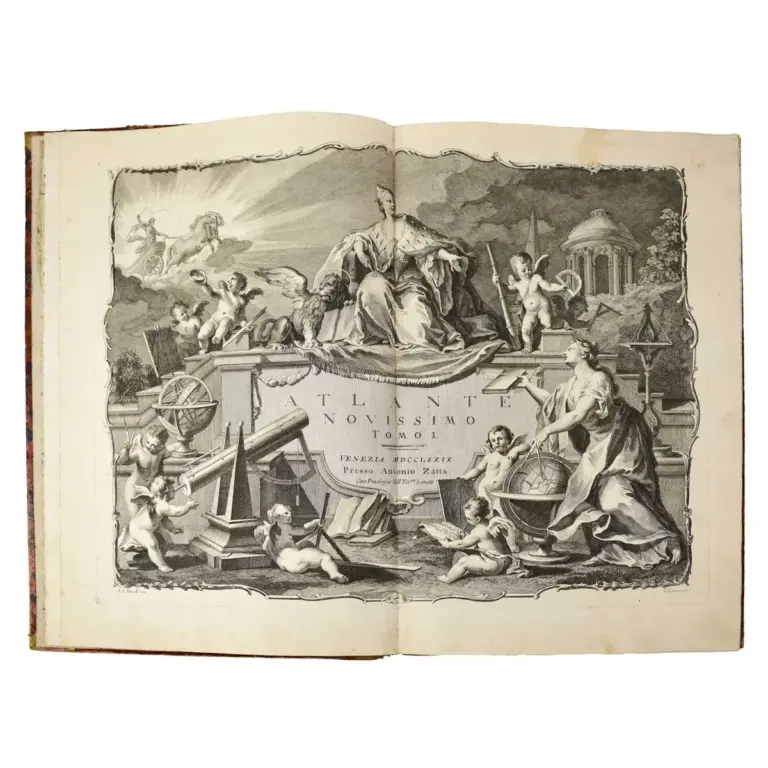 Atlante novissimo, illustrato ed accresciuto sulle osservazioni, e scoperte fatte dai più celebri e più recenti geografi, che ora per la prima volta si produce.