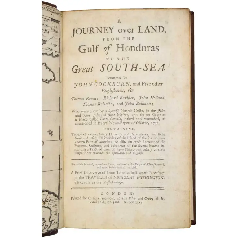 [PIRACY] A Journey Over Land from the Gulf of Honduras to the Great South-Sea