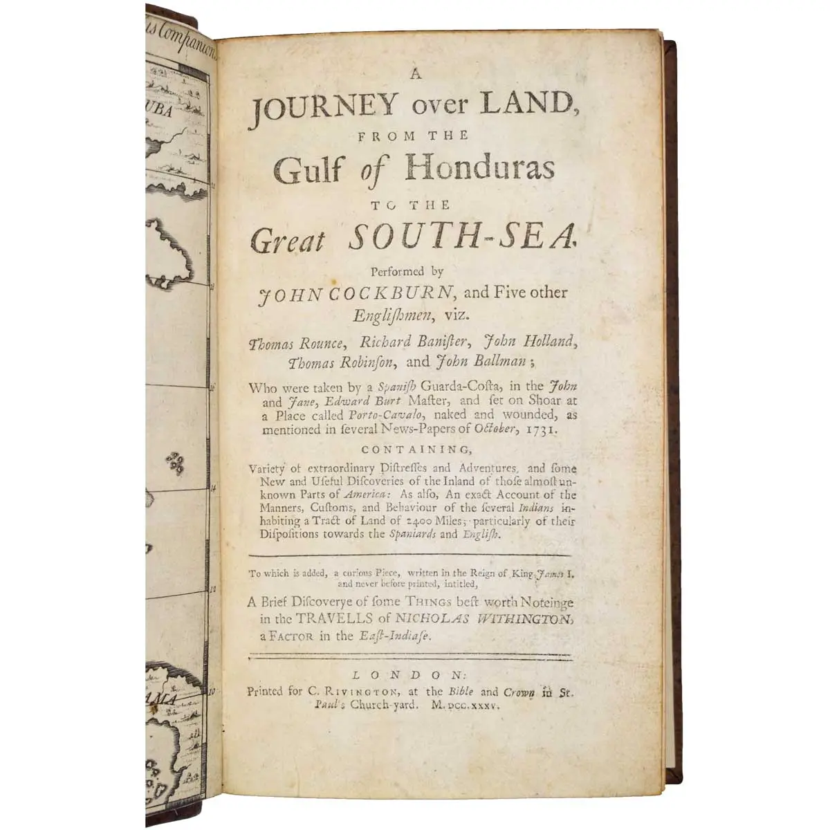 [PIRACY] A Journey Over Land from the Gulf of Honduras to the Great South-Sea