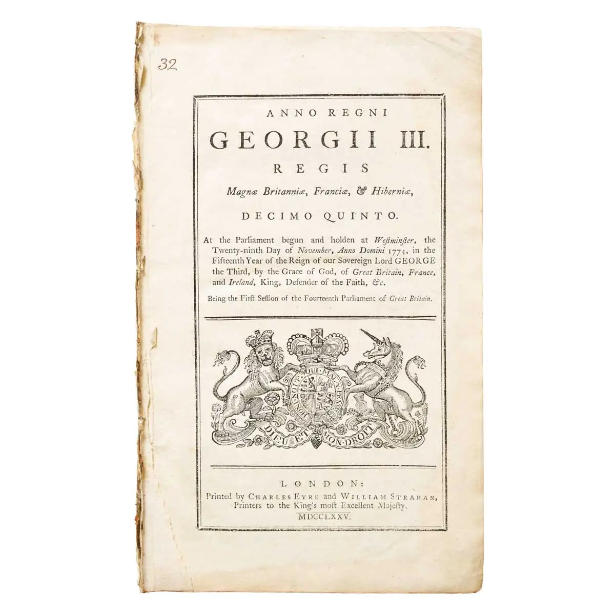 An Act to restrain the Trade and Commerce of the Colonies of New Jersey, Pensylvania, Maryland, Virginia, and South Carolina, to Great Britain, Ireland, and the British Islands in the West Indies (2)