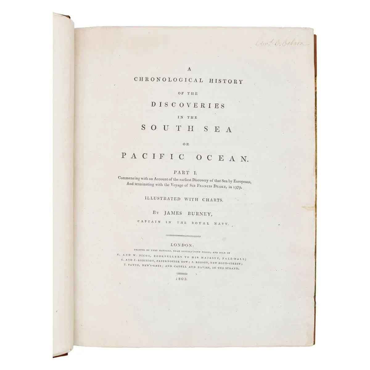 A Chronological History of the Discoveries in the South Sea or Pacific Ocean (2)
