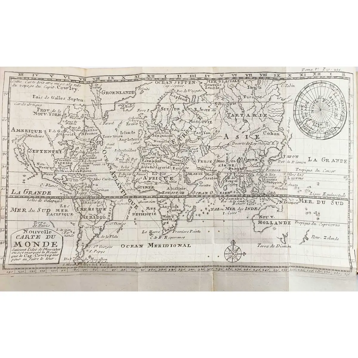 Nouveau Voyage Autour Du Monde Ou L’on Decrit En Particulier L’Istme De L’Amerique, Plusiers Cotes & Isles Des Indes Occidentales, Les Isles Du Cap Verd, Le Passage Par La Terre Del Fuego (5)