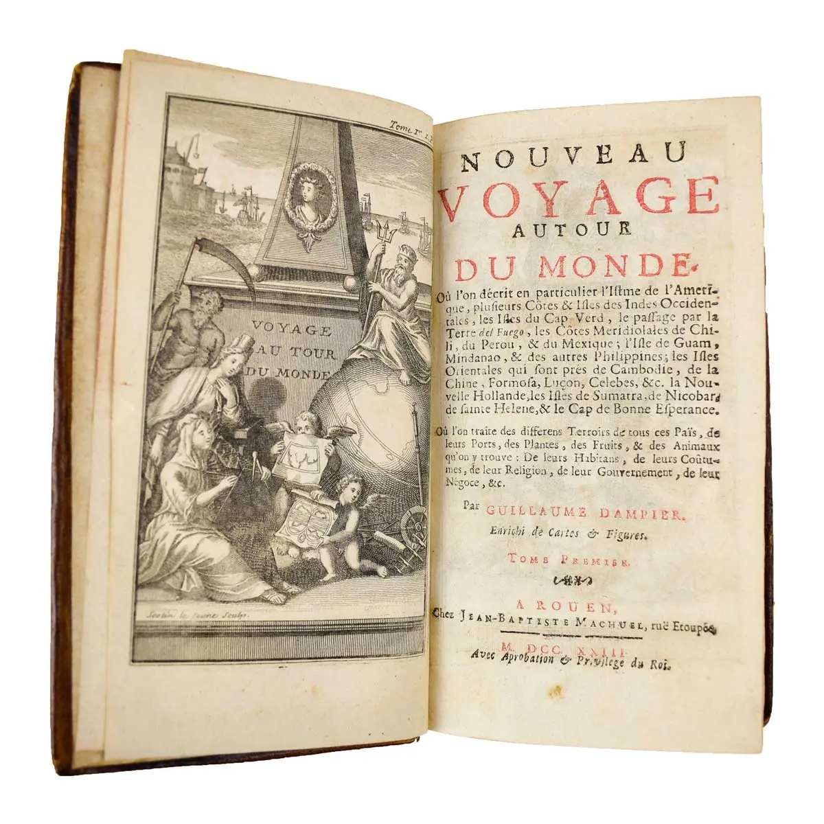 Nouveau Voyage Autour Du Monde Ou L’on Decrit En Particulier L’Istme De L’Amerique, Plusiers Cotes & Isles Des Indes Occidentales, Les Isles Du Cap Verd, Le Passage Par La Terre Del Fuego (2)
