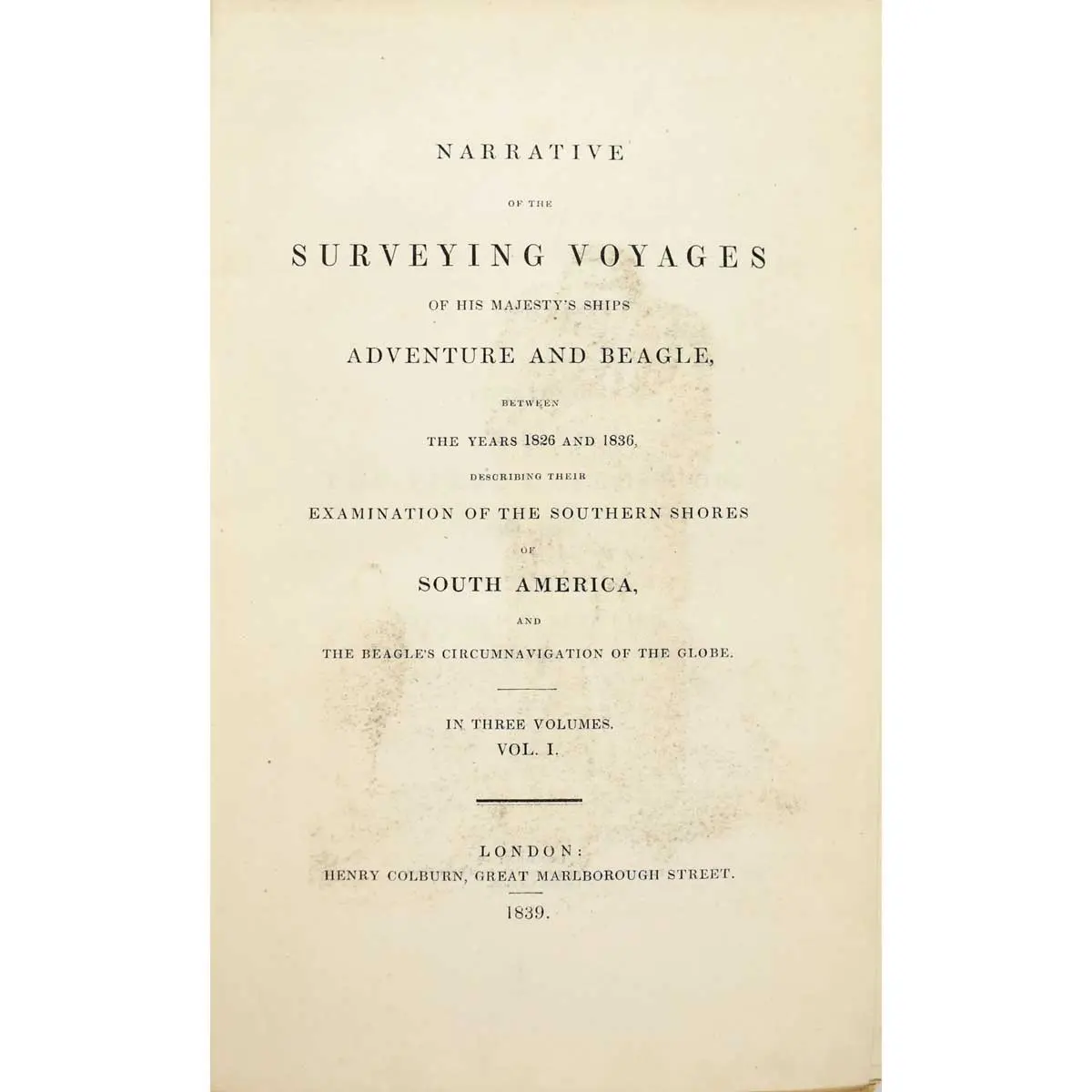 Narrative of the Surveying Voyages of His Majesty’s Ships Adventure and Beagle, between the Years 1826 and 1836, describing their Examination of the Southern Shores of South America (4)