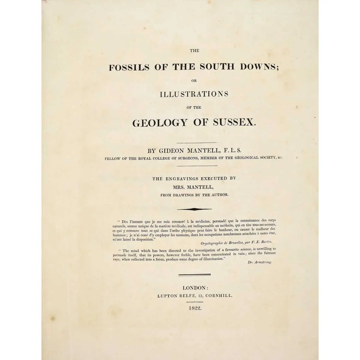 The Fossils of the South Downs; or, Illustrations of the Geology of Sussex (2)