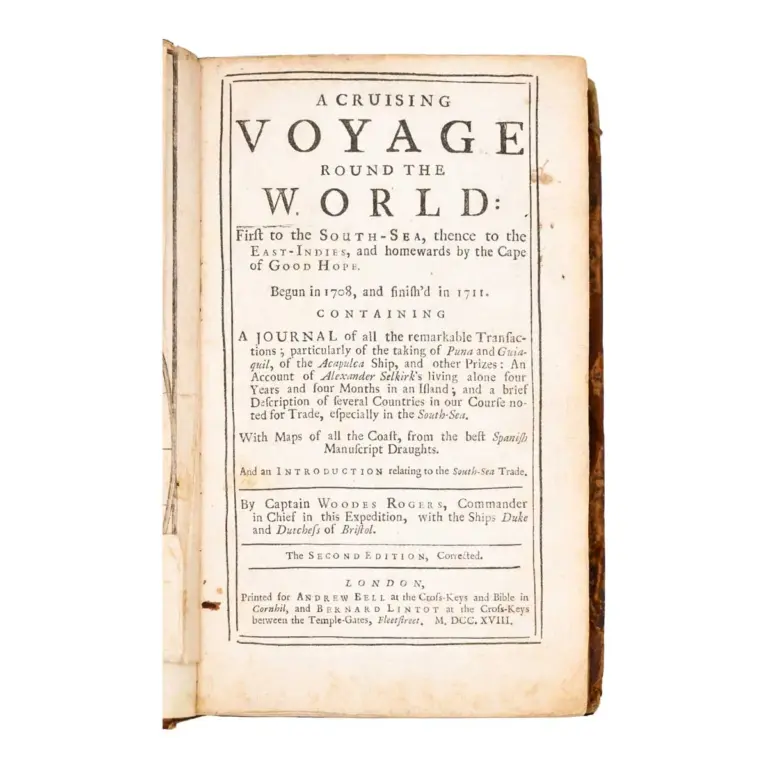 A Cruising Voyage Round the World: First to the South Seas, thence to the East-Indies, and Homewards by the Cape of Good Hope.