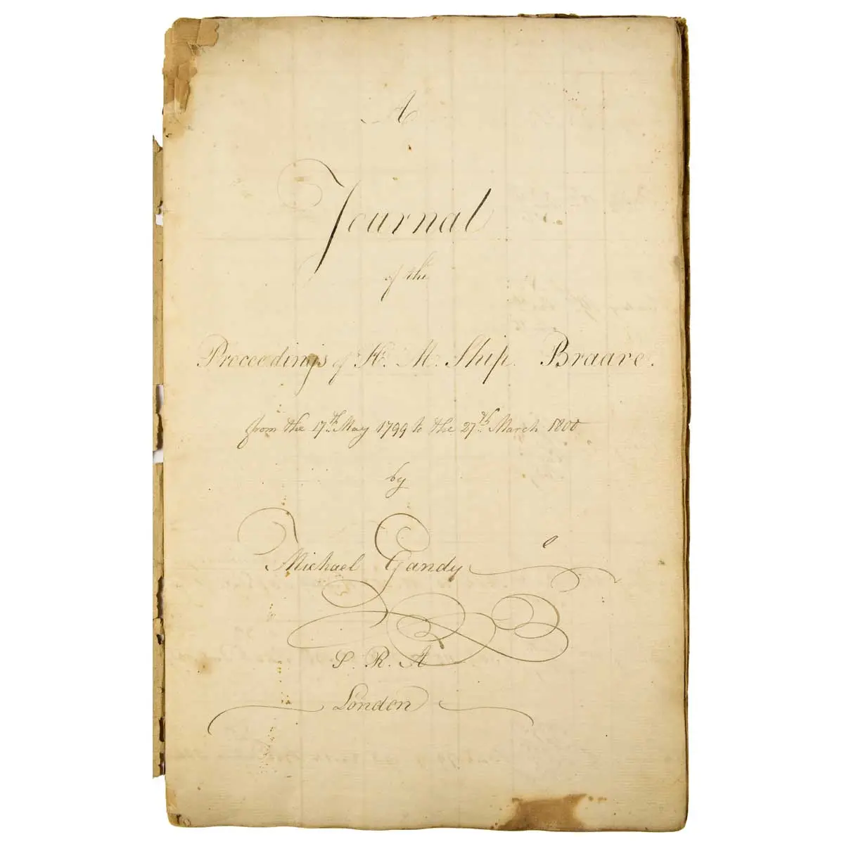 Proceedings of H.M. Ship Braave.Indian Ocean 17 May, 1799 to 15 June, 1803 (2)