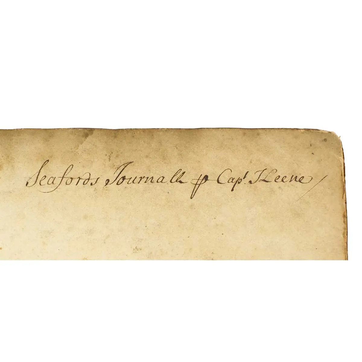 A JOURNALL BY GODS PERMISSION OF OUR INTENDED VOYAGE TO BORNEO IN THE EAST INDIES IN THE SEAFORD, CAPT. MARTIN GARDINER COMANDER. BY HENRY KEENE. COMMENCING FROM MONDAY THE 3RD DAY OF MAY, ANNO DMI (5)