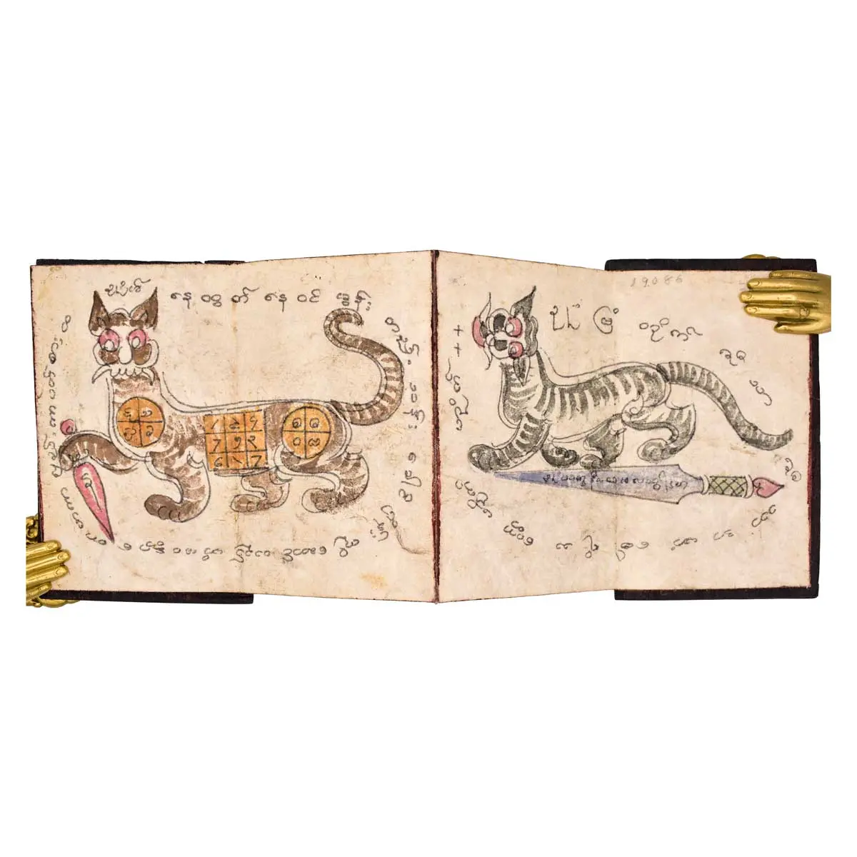 Burmese Parabaik Tattoo Flash Book (4)