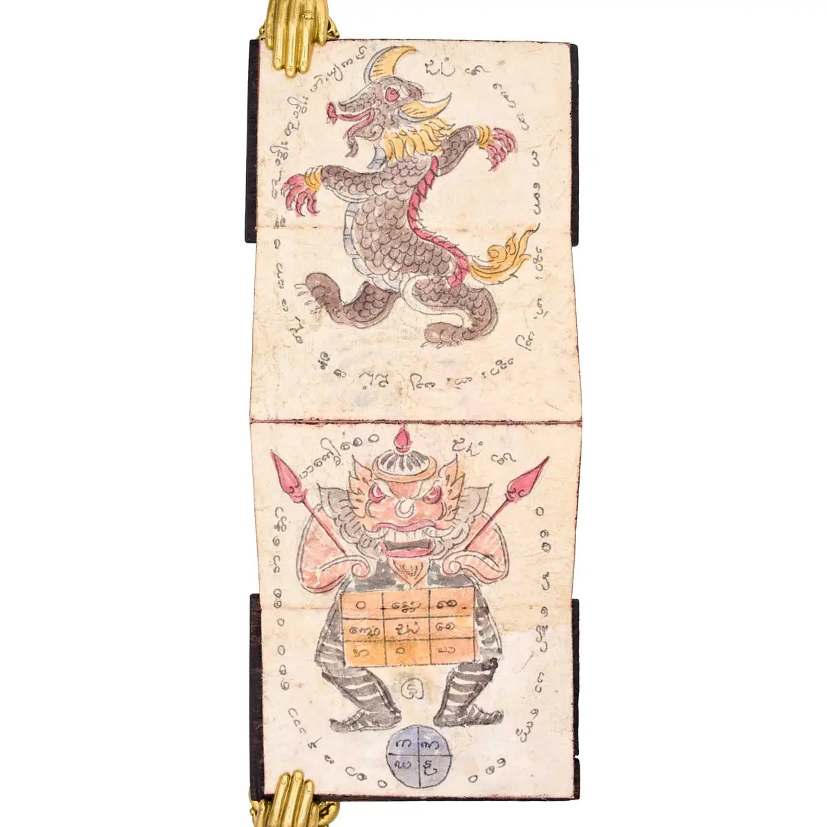 Burmese Parabaik Tattoo Flash Book (7)
