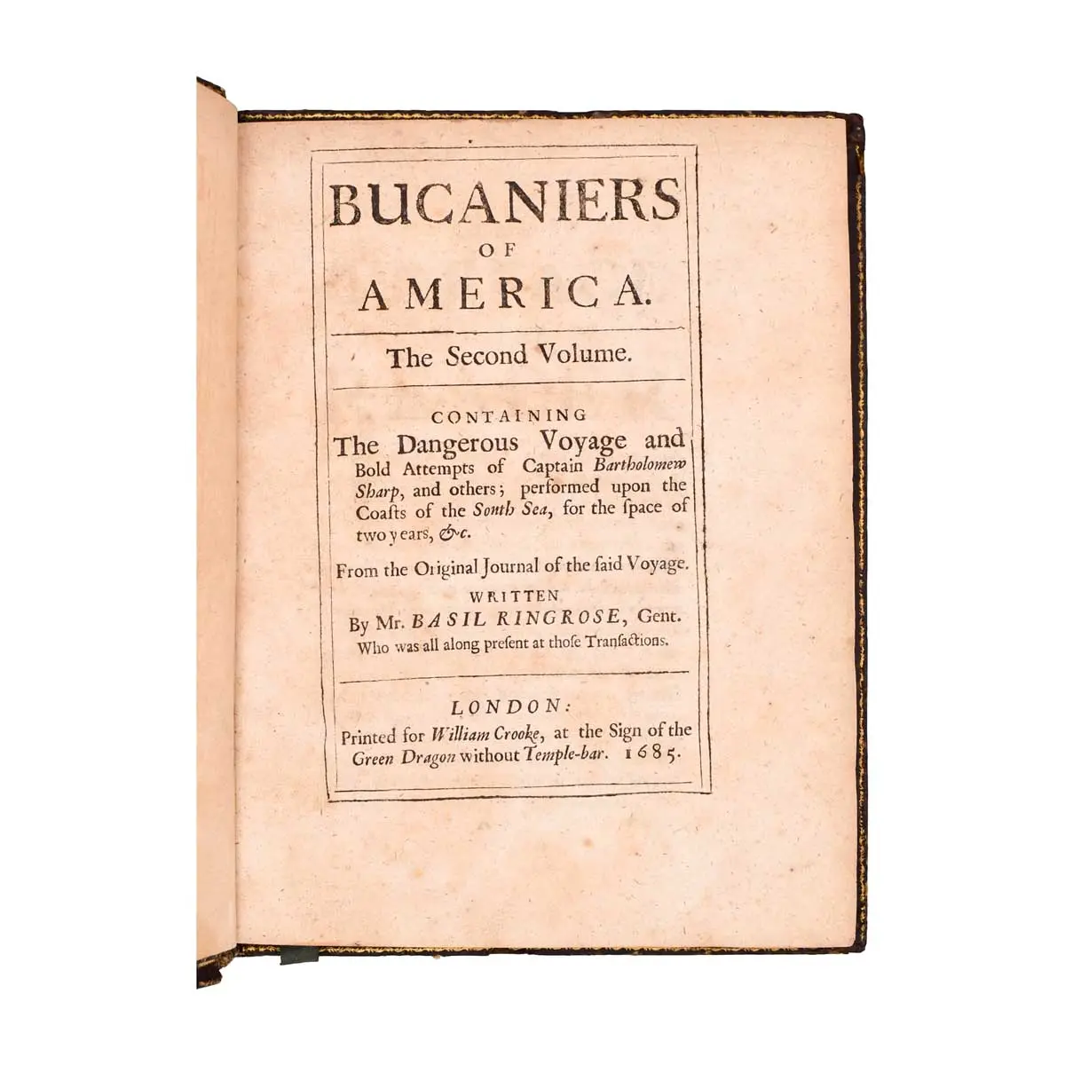 Bucaniers of America: Or, a true Account of the Most Remarkable Assaults Committed of Late Years Upon the Coasts of The West Indies, by the Bucaniers of Jamaica and Tortuga, Both English and French… (9)