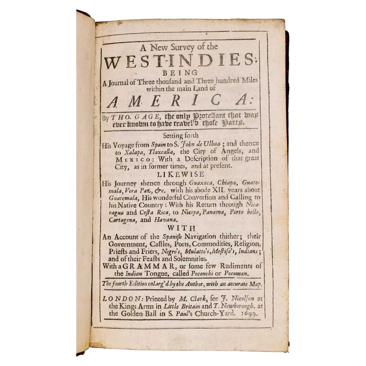 A New Survey of the West-Indies: Being A Journal of Three thousand and Three hundred Miles within the Main Land of America (2)
