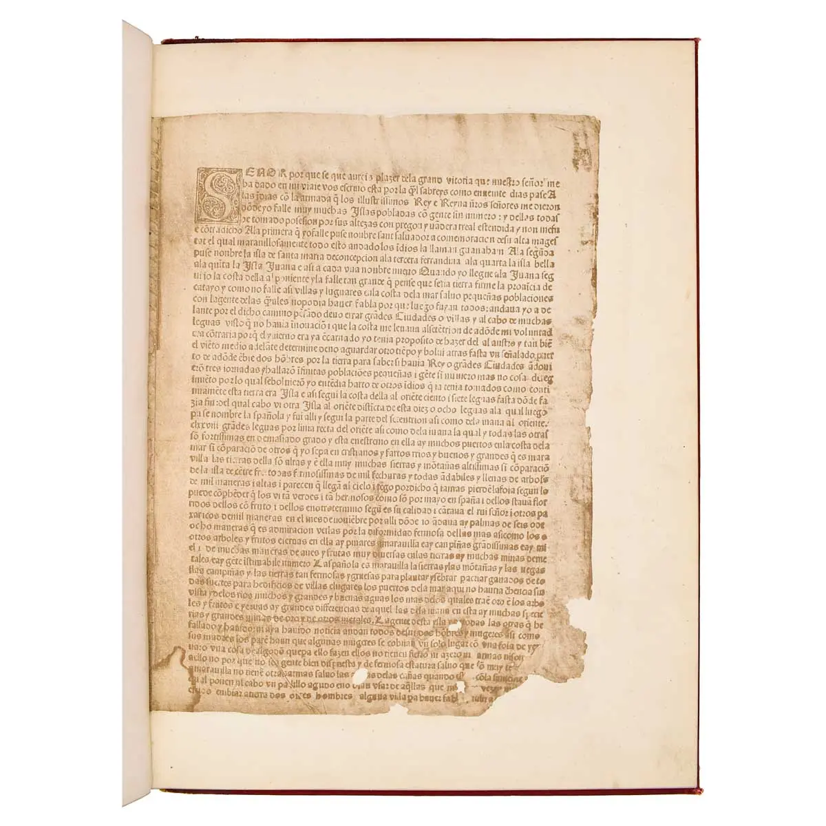 The Spanish Letter of Columbus to Luis de Sant’ Angel Escribano de Racion of the Kingdom of Arago Dated 15 February 1493 Reprinted in facsimile… (4)