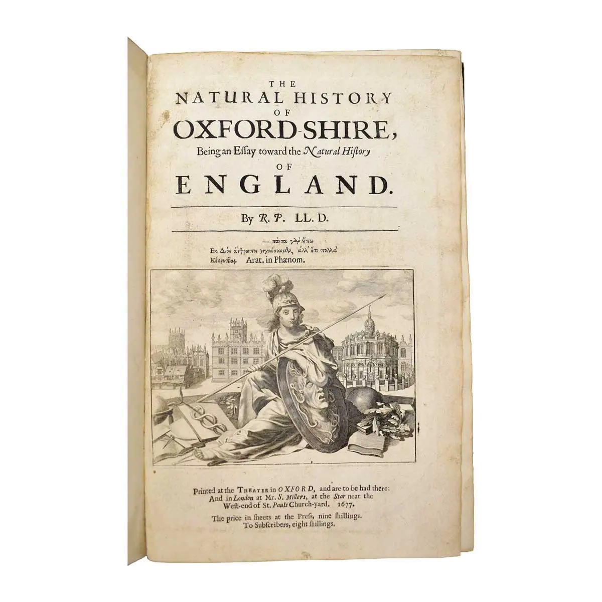 The Natural History of Oxford-Shire,Being an Essay toward the Natural History of England (2)
