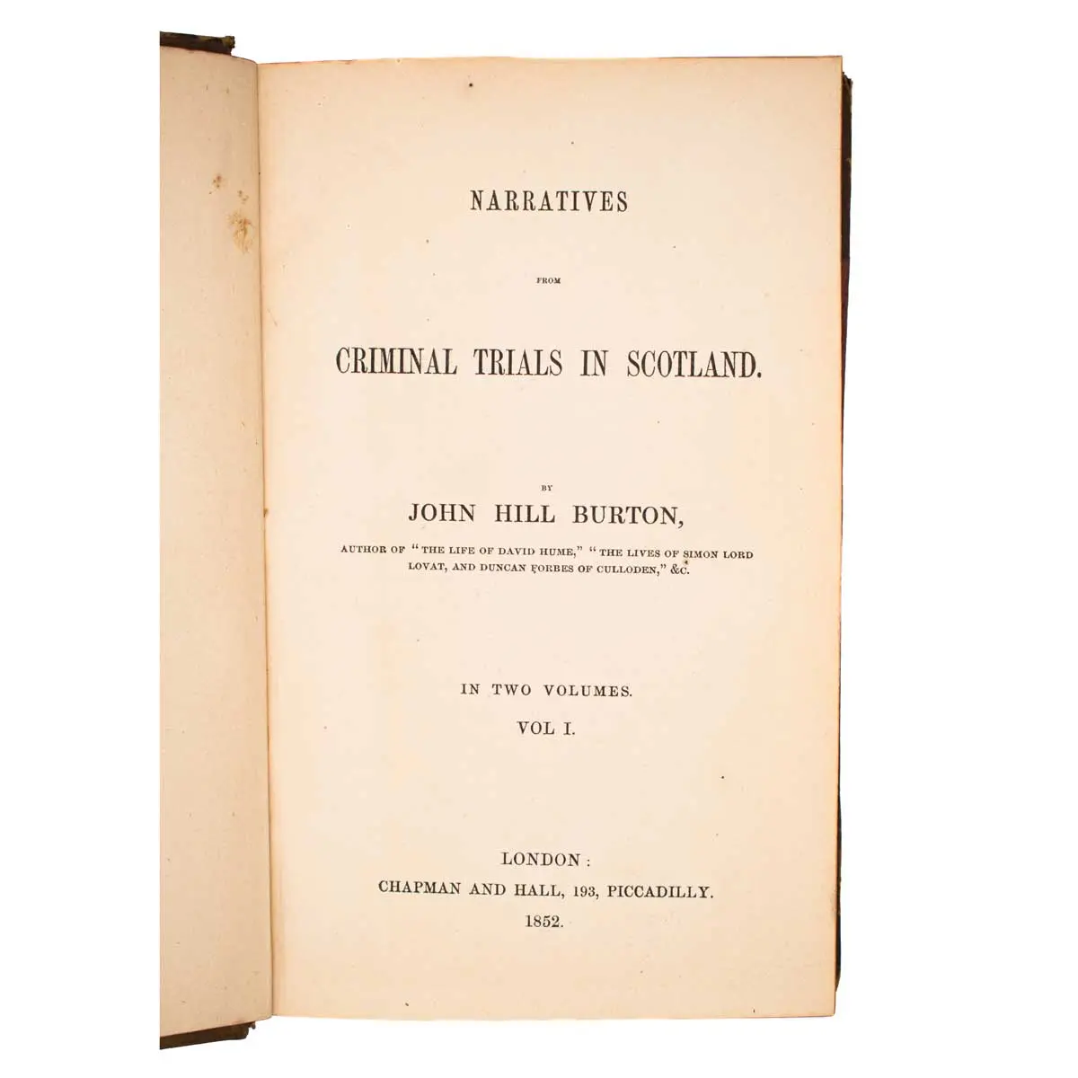 Narratives from Criminal Trials in Scotland