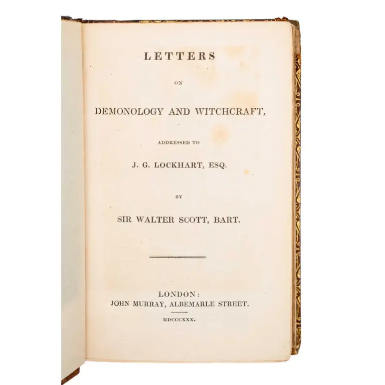 Letters on Demonology and Witchcraft, addressed to J. G. Lockhart, Esq.