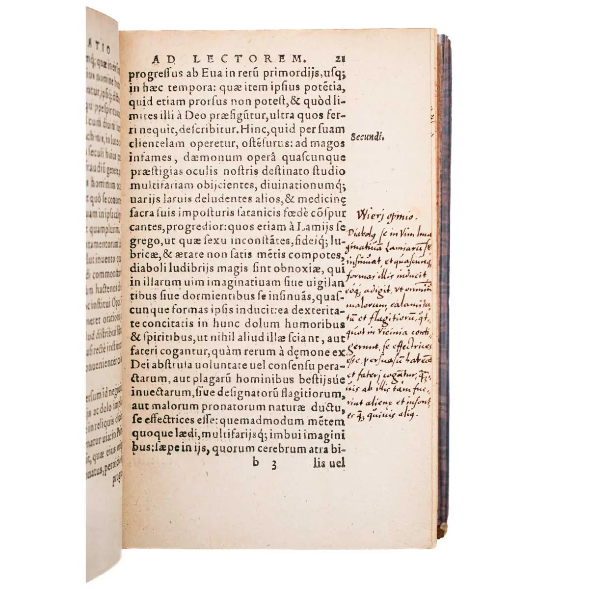 De praestigiis daemonum, et incantationibus ac veneficijs, libri V, recogniti, authore Ioanne Wiero medico. Totius operis argumentum in praefatione comperies (3)
