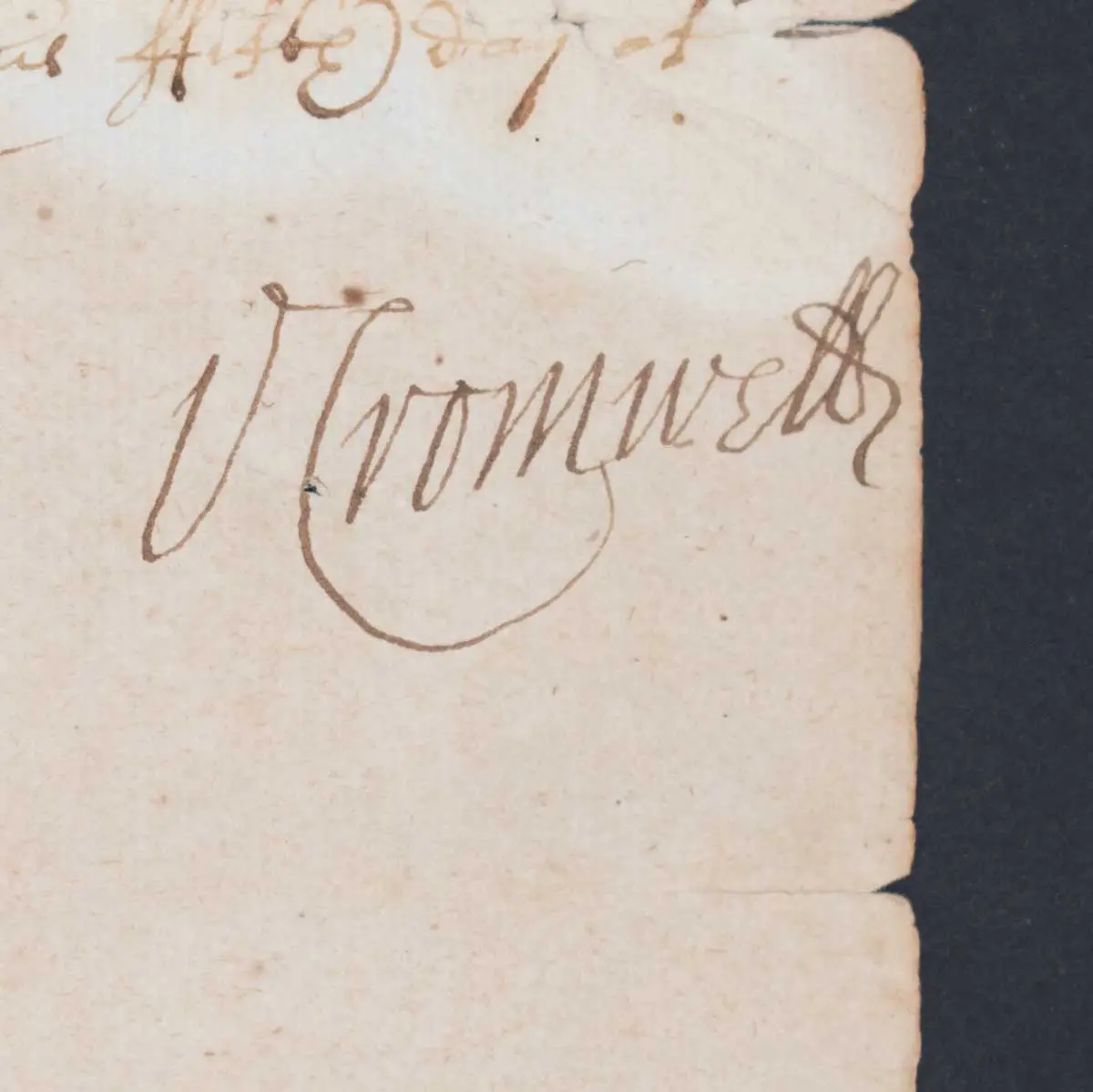 A MILITARY ORDER WRITTEN TWO DAYS AFTER THE BATTLE OF WORCESTER (2)