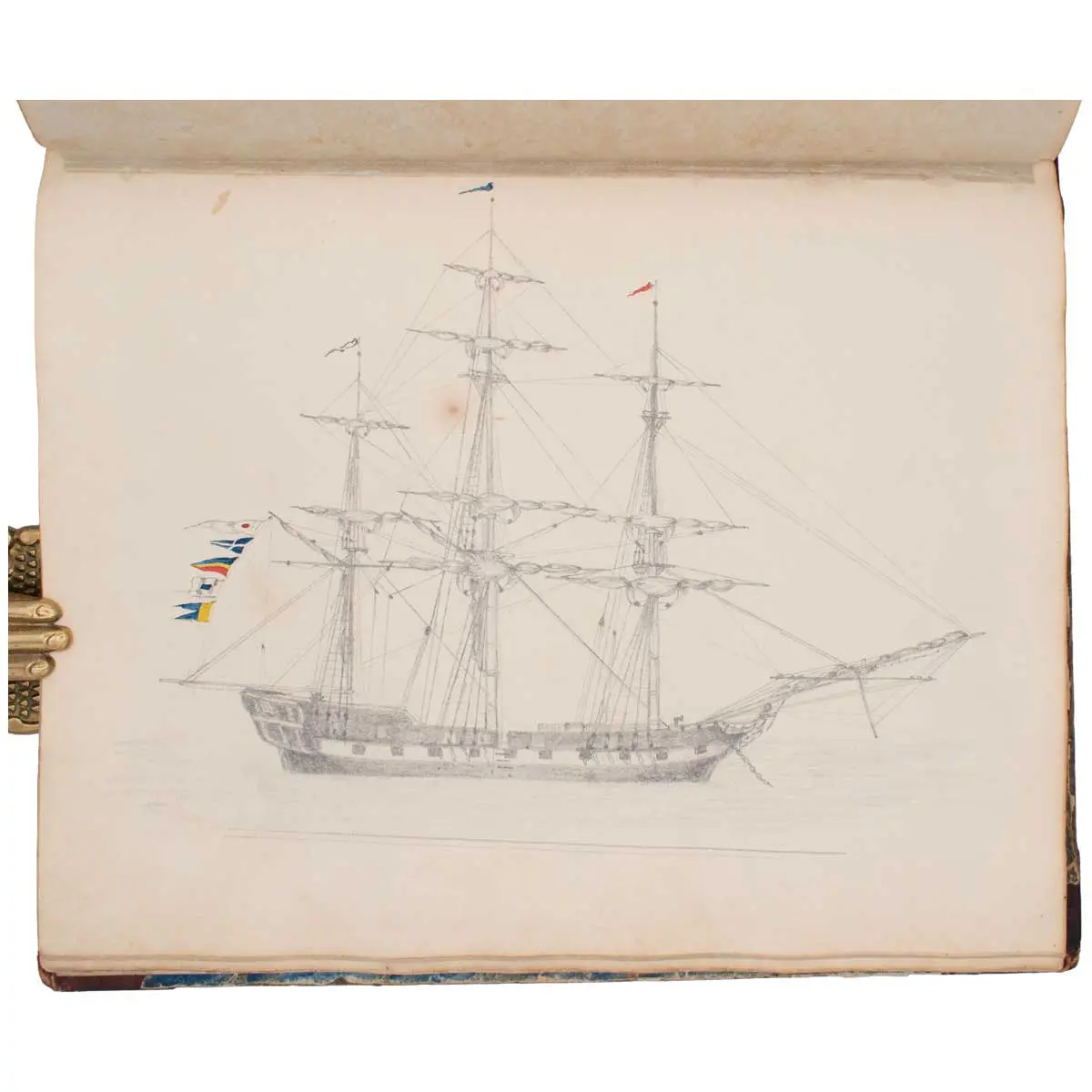 Illustrated Manuscript Notebook of J. Longden, Surgeon on East Indiaman Protector, 1837-8 (6)