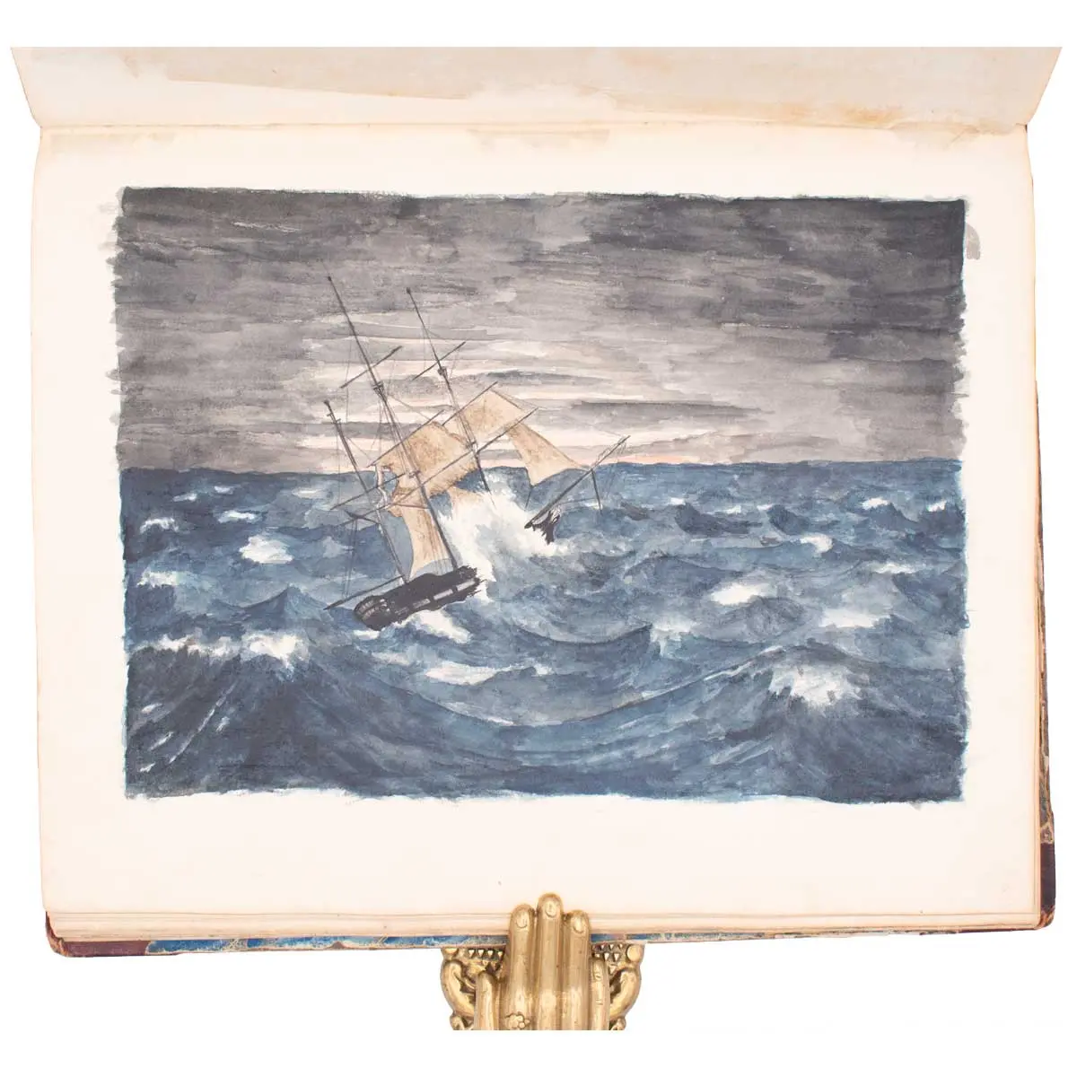 Illustrated Manuscript Notebook of J. Longden, Surgeon on East Indiaman Protector, 1837-8
