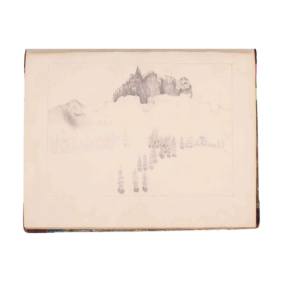 Illustrated Manuscript Notebook of J. Longden, Surgeon on East Indiaman Protector, 1837-8 (4)