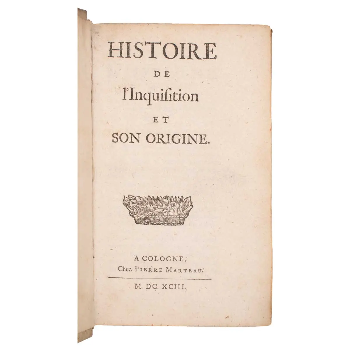 Histoire de l'Inquisition et son origine