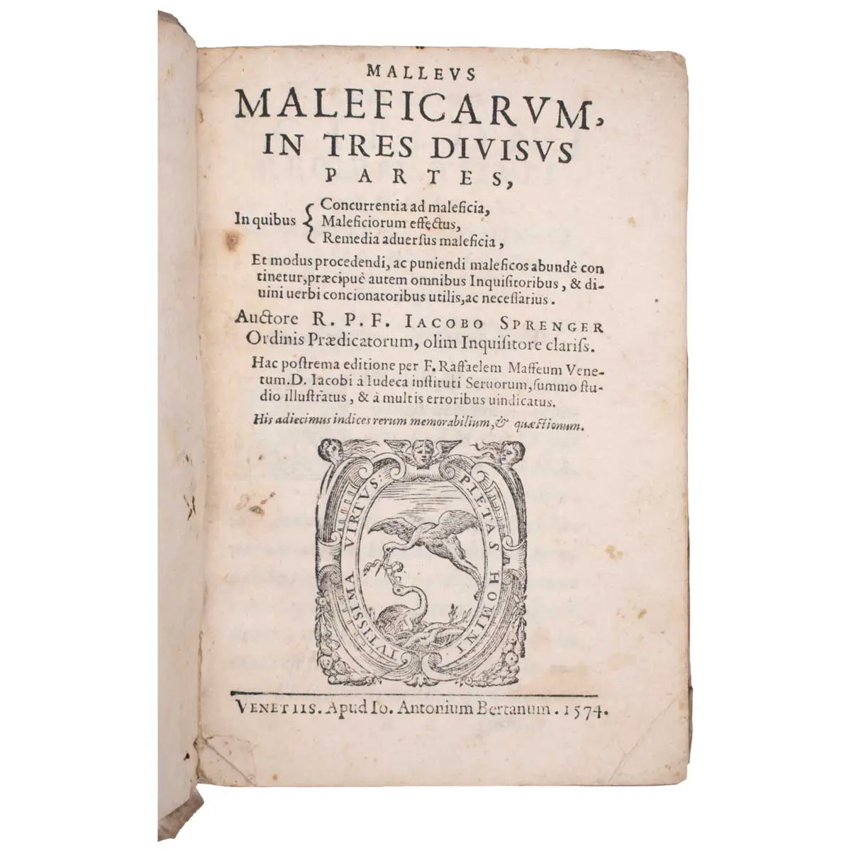 Malleus maleficarum in tres divisus partes (2)