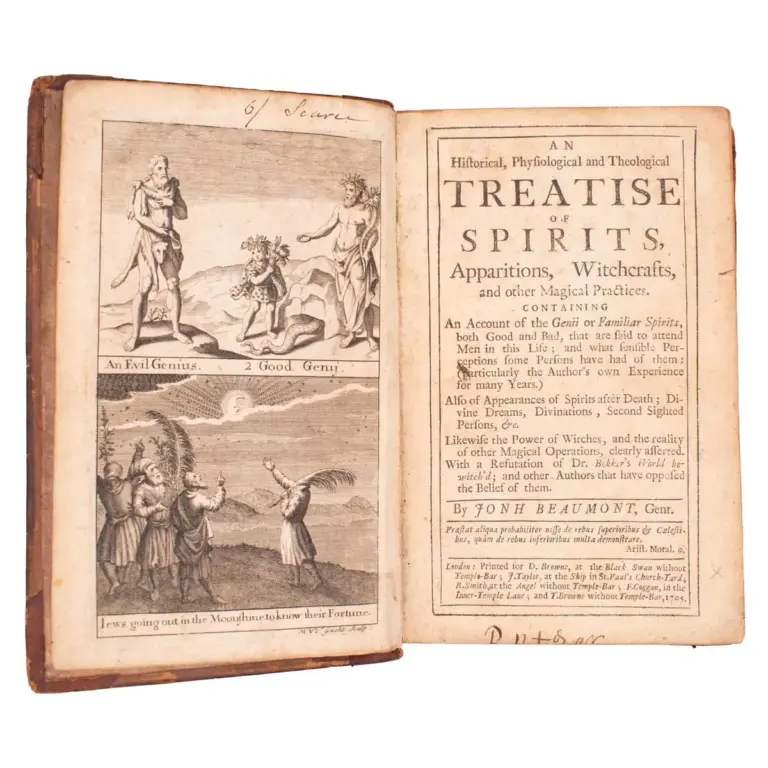 An Historical, Physiological and Theological Treatise of Spirits, Apparitions and Witchcrafts, and other Magical Practices.