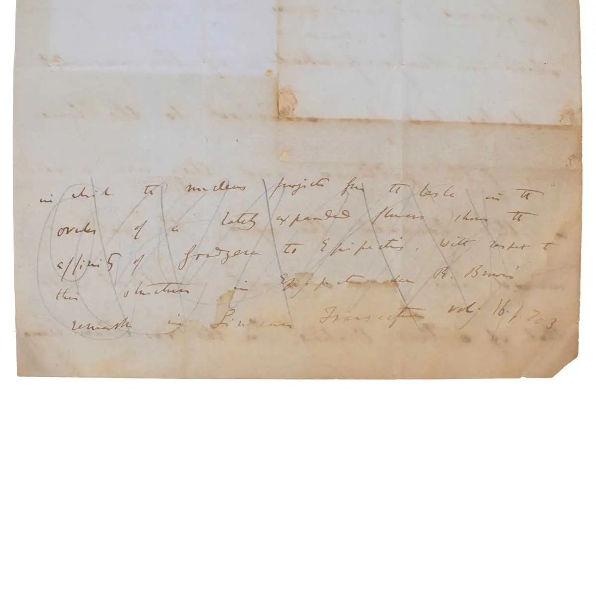 Manuscript Leaf From Chapter III of “On the Various Contrivances by which British and Foreign Orchids are fertilised by Insects and on the good effects of intercrossing.” (2)