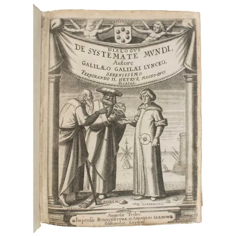Systema cosmicum… in quo quatuor dialogis, de duobus maximis mundi systematibus, Ptolemaico & Copernicano, utriusque rationibus philosophicis ac naturalibus indefinite propositis, differitur