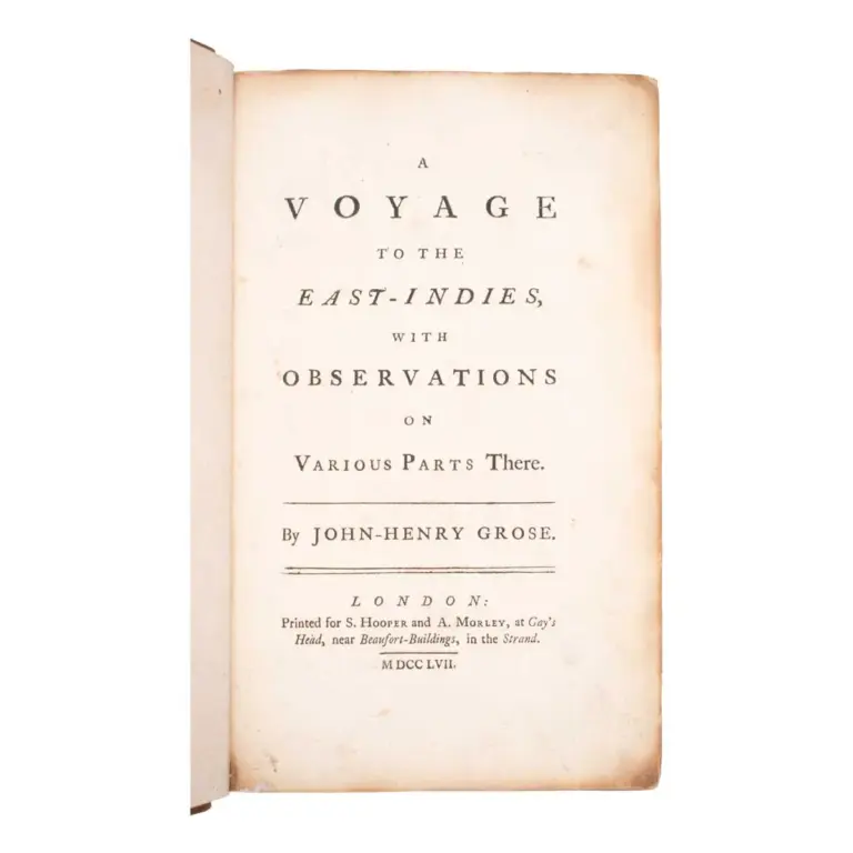 A Voyage to the East-Indies, with Observations on Various Parts There
