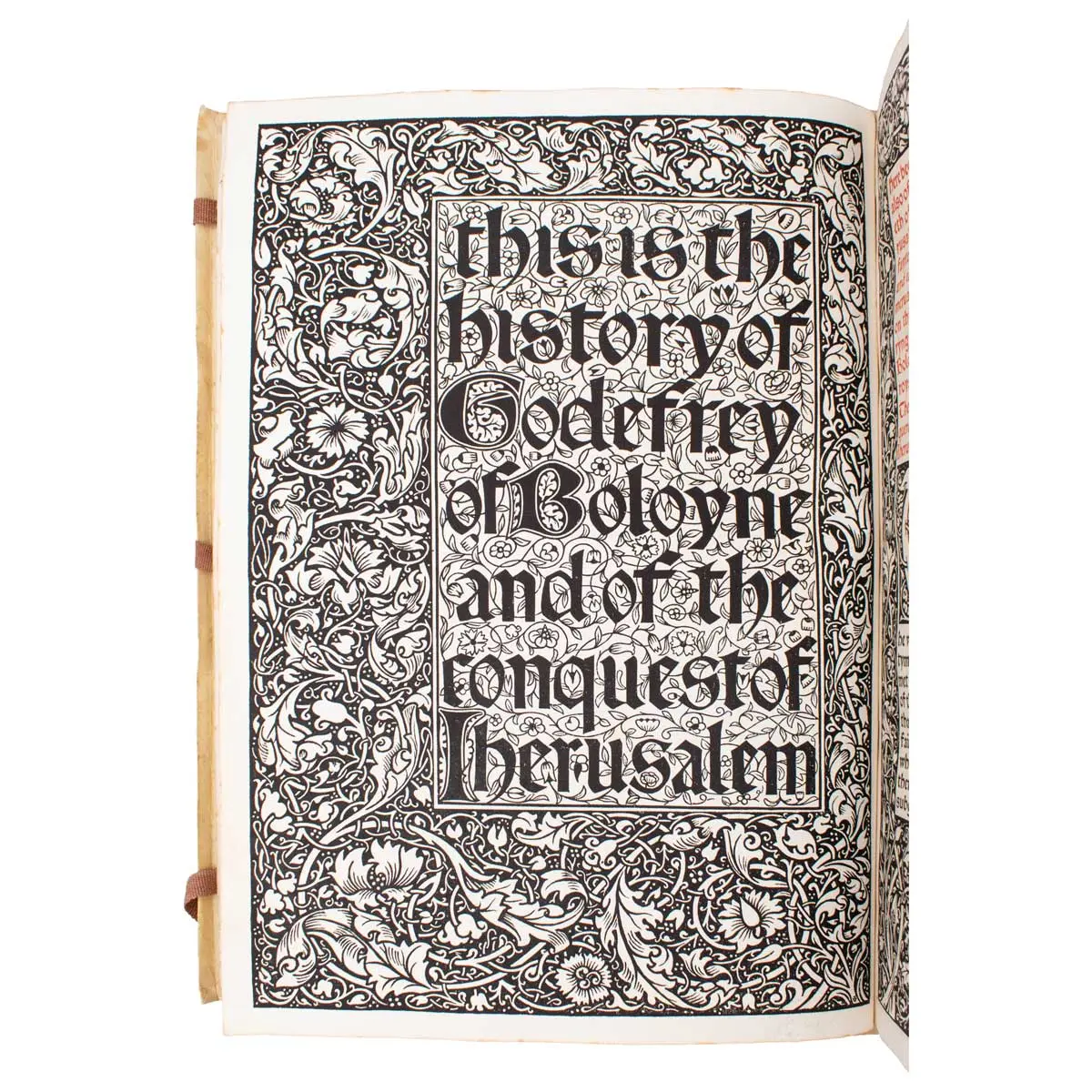 The History Of Godefrey Of Boloyne And Of The Conquest Of Iherusalem.