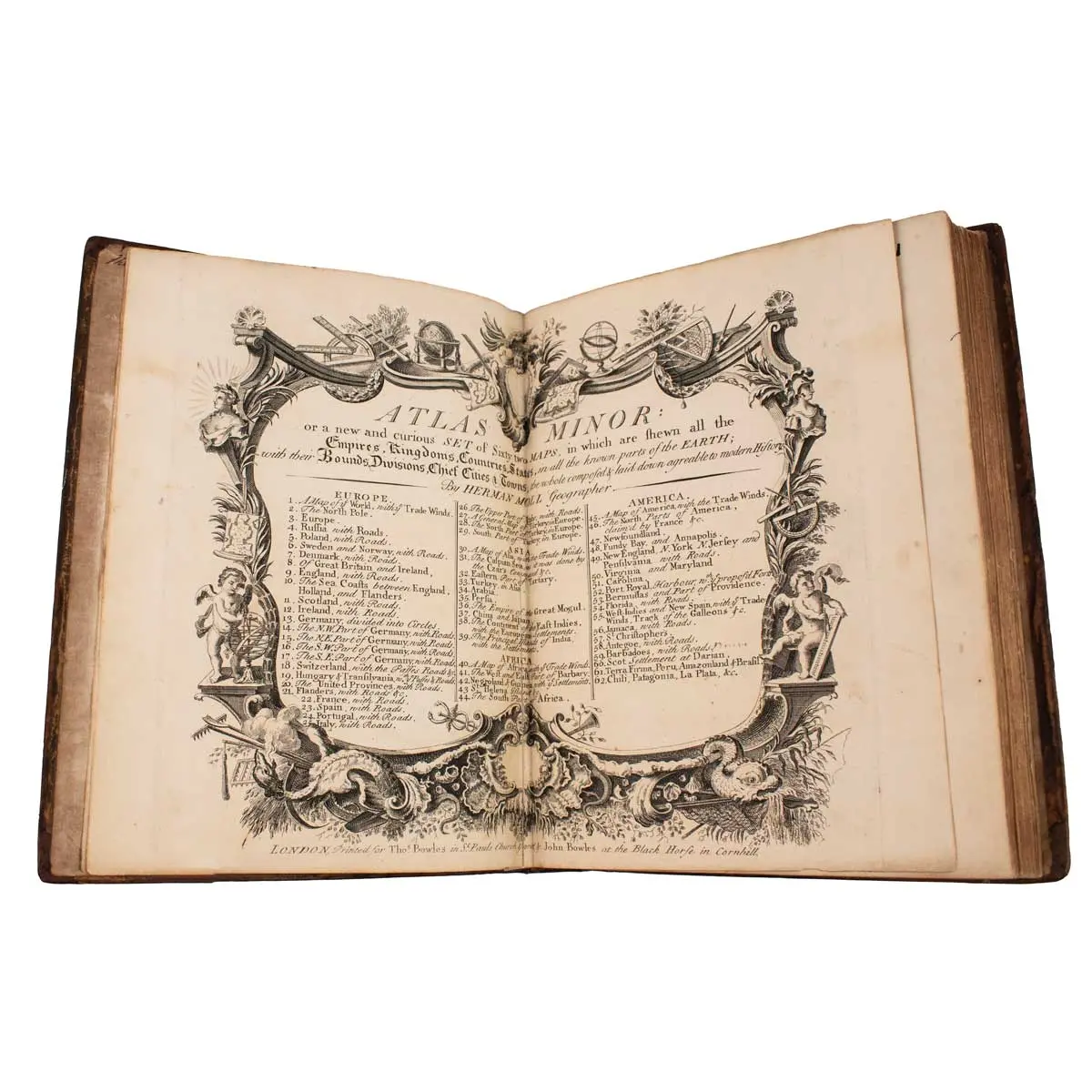 Atlas Minor: or a new and curious Set of Sixty-two Maps, in Which are Shewn all the Empires, Kingdoms, Countries, States, in all the Known Parts of the Earth (6)