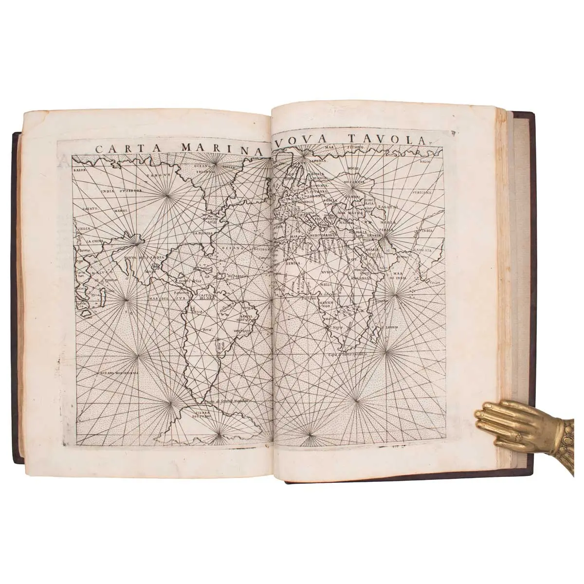 La Geografia di Claudio Tolomeo Alessandrino. Translated from the Greek by G. Ruscelli.