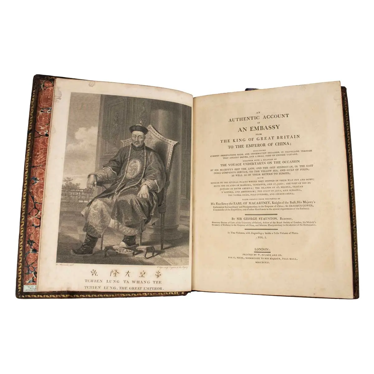 An Authentic Account of An Embassy from the King of Great Britain to the Emperor of China; …Together with a relation of the Voyage undertaken on the occasion by H.M.S. The Lion (2)